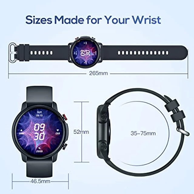  Reloj inteligente para hombre con seguimiento de fitness. Reloj  inteligente impermeable IP68 para teléfono Android iOS, deportes, correr, relojes  digitales con frecuencia cardíaca, presión arterial, monitor de sueño,  contador de pasos