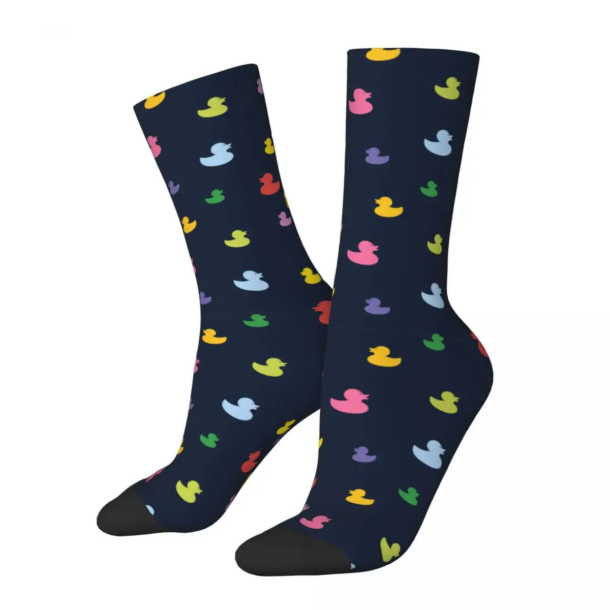 

New Male Men Socks Harajuku Colorful Cute Yellow Duck Sock Polyester Skateboard Women Socks Spring Summer Autumn Winter