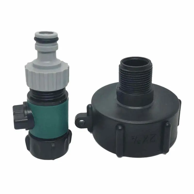 

IBC Tank Adapter S60X6 34'Thread Connector Replacement Valve Fitting Garden Hose Quick Connector Garden Water Connectors