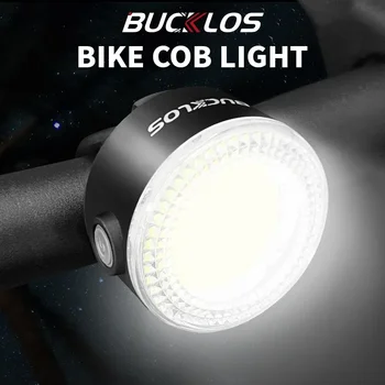 BUCKLOS الدراجة الخفيفة COB الجبهة الخلفية دراجة أضواء LED قابلة للشحن الطريق الجبلية دراجة مصباح الجبلية الذيل ضوء الدراجات مصباح يدوي - Image 5