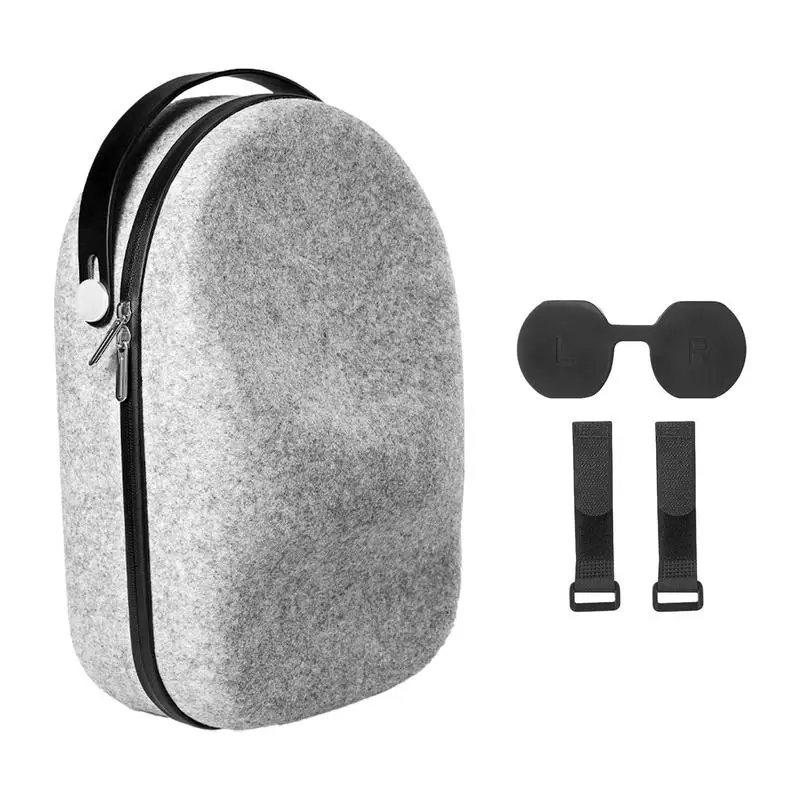 

Сумка для хранения виртуальной реальности для Quest 3, сумка-переноска для виртуальной реальности с двойной молнией, дорожные аксессуары виртуальной реальности для хранения виртуальной реальности и