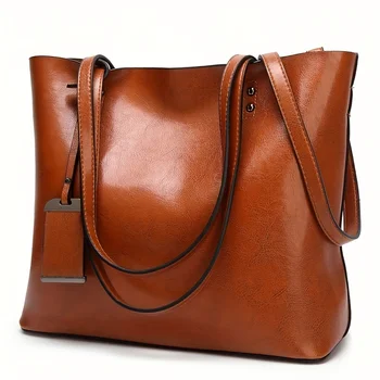 Borsa a tracolla da donna in pelle retrò classica alla moda borsa a tracolla per documenti borsa da lavoro borsa da viaggio per Computer