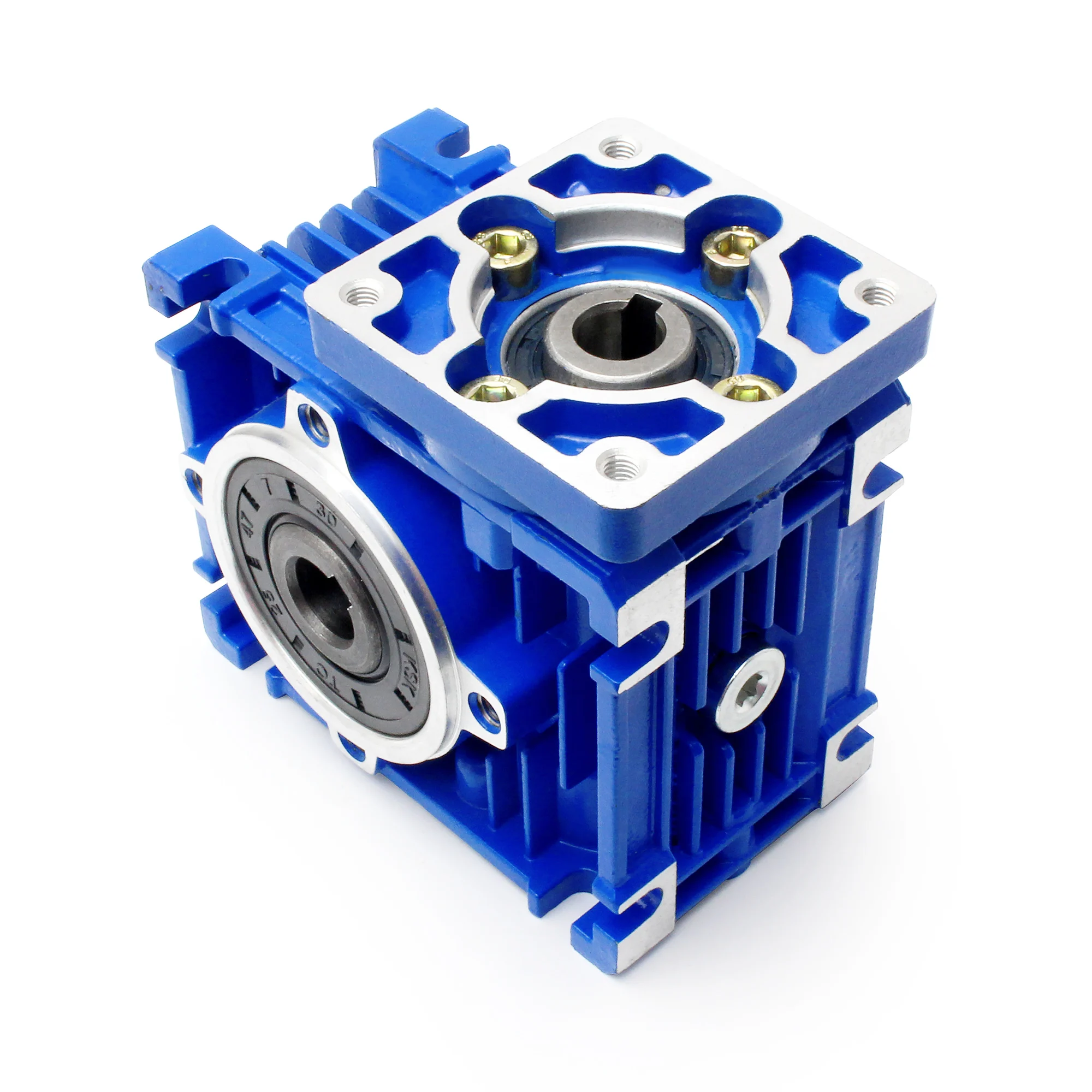 NEMA23 Motor Worm Gear Reducer NMRV030 High Torque Gearbox Reducer Input 11mm Output 14mm Gear Ratio 5:1/7.5:1/10:1/80:1 worm geared motor