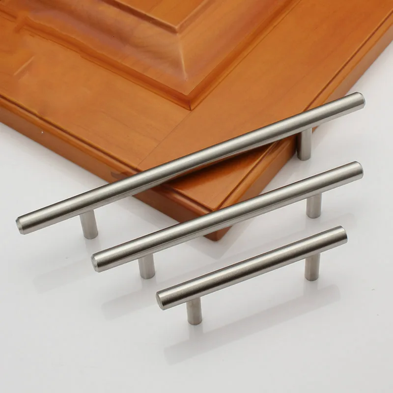 4" 24'' Stainless Steel Handles Diameter 12mm Kitchen Door T