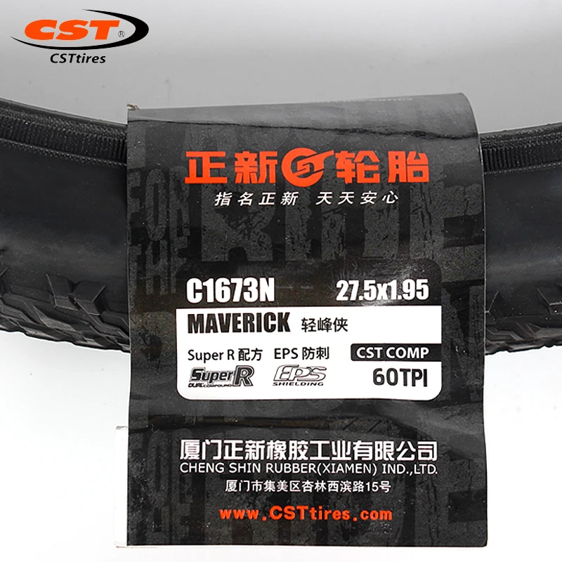 CST-Wear Resistant Stab Proof Mountain Bike Tires, Bicycle Accessories, 26 ", 27.5", 1.9 ", 1.95", c1673