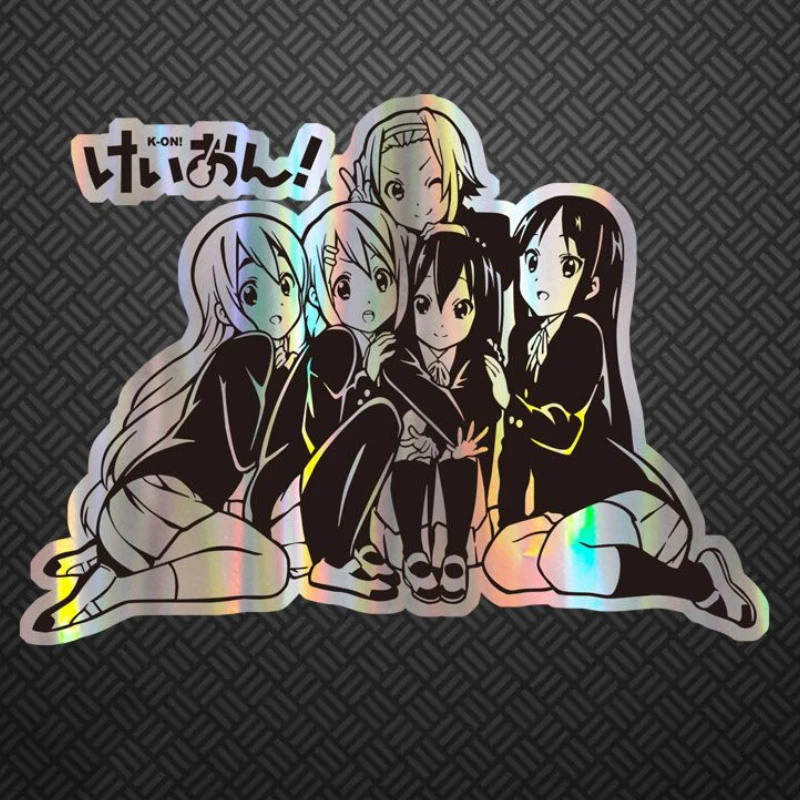 

Флейта диаметром 18/30 см! Akiyama Mio Hirasawa Yui Адзуса Накано Tainaka Ritsu Kawaii Girl канцелярские принадлежности с аниме наклейки лазерные HD наклейки детские игрушки