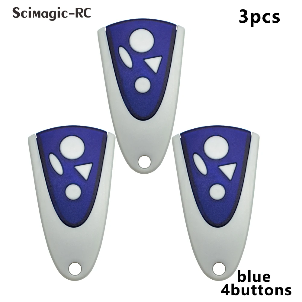 3X Blue 4 Buttons