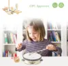 Wooden Musical Instrument Toys for Kids Montessori Baby Rattles Music Percussion Instruments Educational Toy Gift for Boys Girls 4