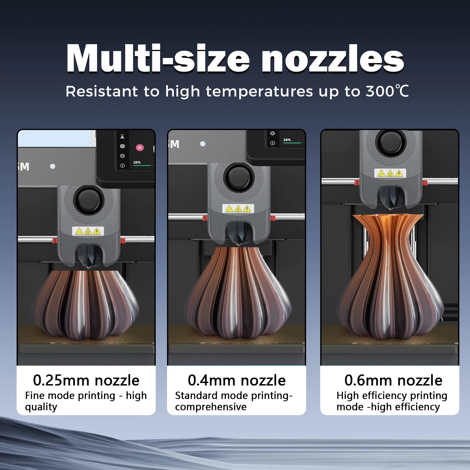 Hotend Kit For Flashforge AD5X Quick-Detachable Nozzle