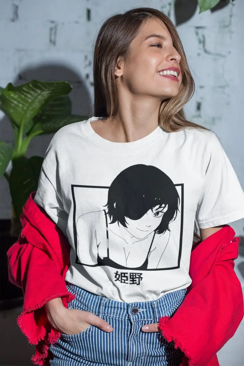 

Футболка унисекс из аниме Waifu, японская рубашка Манга