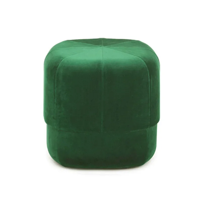 Simple Ottoman Shoe Changing Stool Small Apartment Living Room Low Ottomans Modern Shopping Sofa Stool Creative Pumpkin Stools