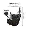 1 PC Comfort Canvas Hammock Chair - Relaxing College Dorm Swing, Sturdy Two Tie Ropes, Suitable for Indoor/Outdoor Use 6