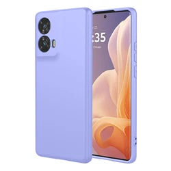 Premium Flexible Liquid Silicone TPU Protective Phone Case - Durable & Stylish Cover for Moto G84 (PURPLE)