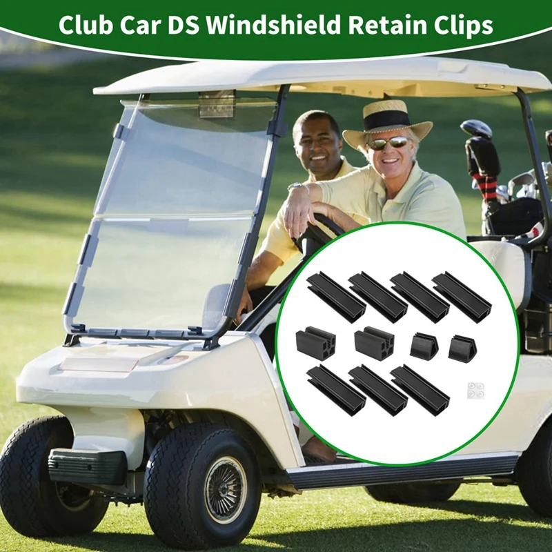 앞유리 고정 클립 키트, 골프 카트 앞유리 장착 새시 클립, EZGO TXT DCS PDS 1994-2013 교체