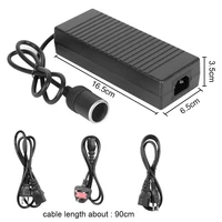 110V/ 220V to 12V 15A Power Adapter AC/DC Convert EU US UK Plug Supply Lighter Cigarette Lighter Converter 2
