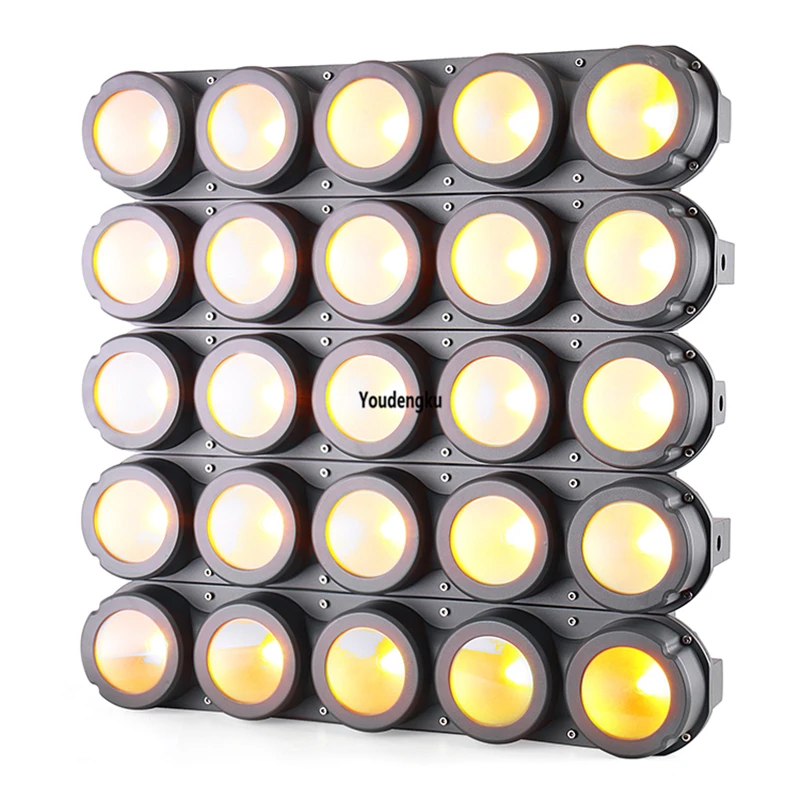 waterproof Stage Outdoor 25x30W RGBA 4in1 Wall Wash led matrix panel ip65 cob blinder City Color light