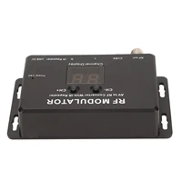 RF Modulator Professional PAL NTSC 21 Channel AV to RF Convertor 471.25MHZ to 885.25MHZ for Set Top Box DVR DVD 2