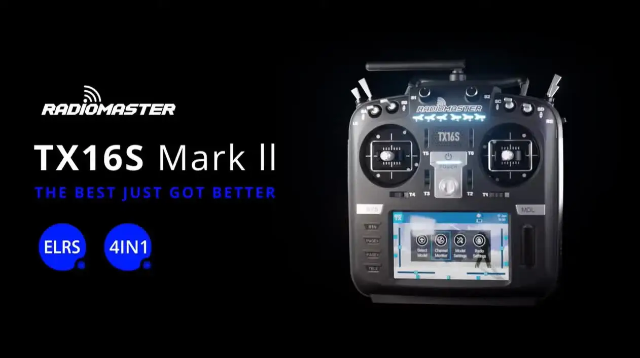 RadioMaster TX16S MKII V4.0 ホール ジンバル FCC LBT(EU) ELRS 2.4G