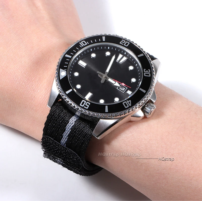Durable Nylon Sport Watch Strap - Premium Fabric Wristband Bracelet