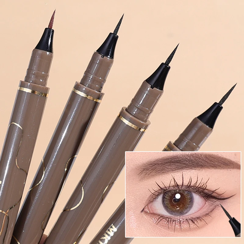 

1pcs Waterproof Ultra-thin Liquid Eyeliner Pen Lasting Quick Dry Smooth Black Eye Liner Lower Eyelashes Pen Eyes Makeup Cosmetic