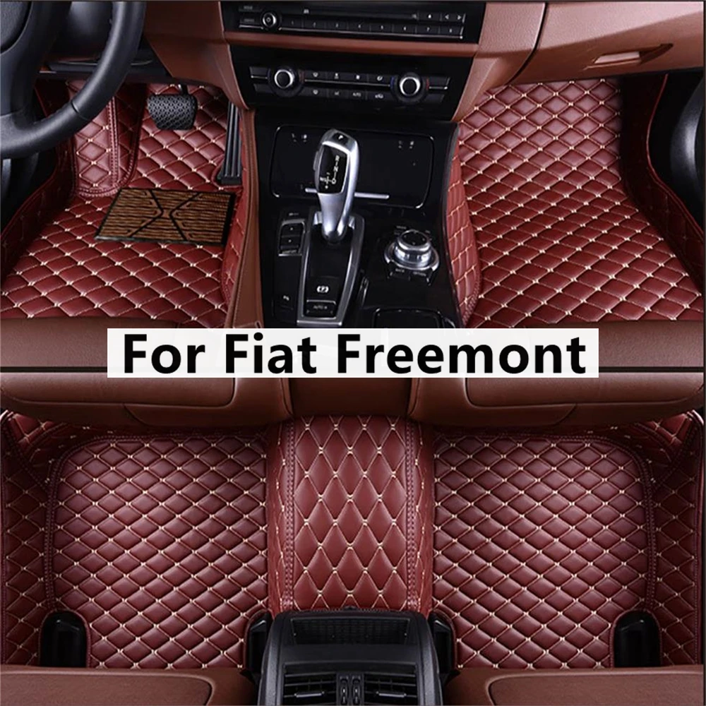 

Однотонные алмазные автомобильные коврики на заказ для Fiat Freemont, автомобильные коврики, аксессуары для ног