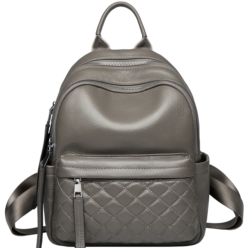 ZOOLER Full Skin 100%Genuine Leather Backpack Black Women's New Fashion Large Travel Bag Designer Business Need #SC1518
