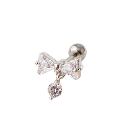 PCS Cute Small Star Ear Stud Cuff Earring Gold Color Cartilage Stainless Steel Helix Piercing Tragus Bar Ball Ear Jewelry