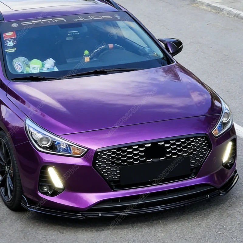 현대 I30N MK3 MK3.5 2017 2018 2019 2020 2021 2022 2023 2024 자동차 프론트 범퍼 립 스포일러 스플리터 바디 개조 키트