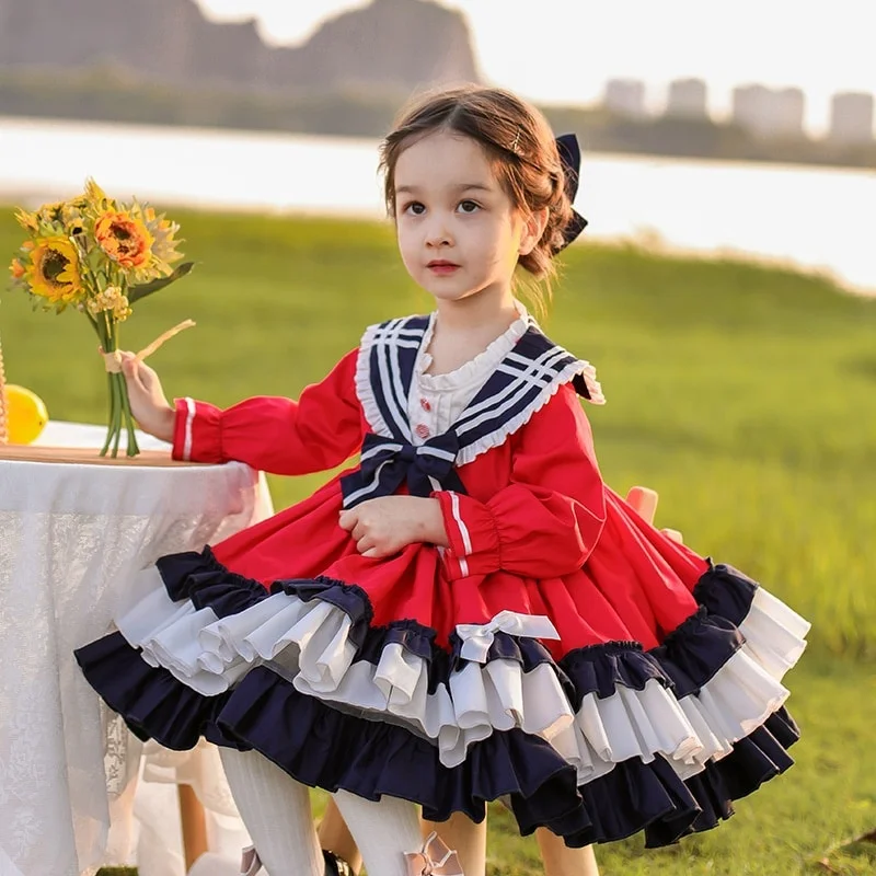 

Girls Dress Autumn / Winter 2020 Design New Lolita Skirt Children's College Style