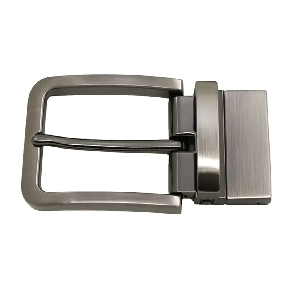 Men's Rotatable Metal Pin Belt Buckle for DIY Leather Craft and Jeans Accessories