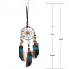 Hot Car Pendant Handmade Dream Catcher Feather Hanging Car Rearview Mirror Ornament Auto Bedroom Decor Room Decor Accessories 6