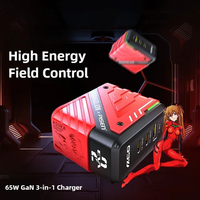 EVA Asuka X GamerG1 65W GaN Charger Fast