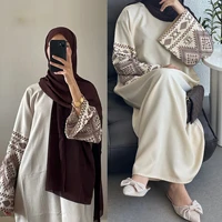 Eid Muslim Abaya for Women Party Embroidery Dresses Kaftan Arab Long Robe Islam Ramadan Dubai Abayas Vestidos Morocco Jalabiya 1