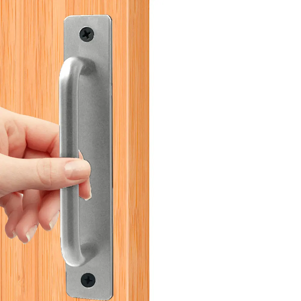 Door and Window Open Handle Balcony Wooden Door Sliding Door Handle Golden Aluminum Warehouse Door Black Kitchen Handle