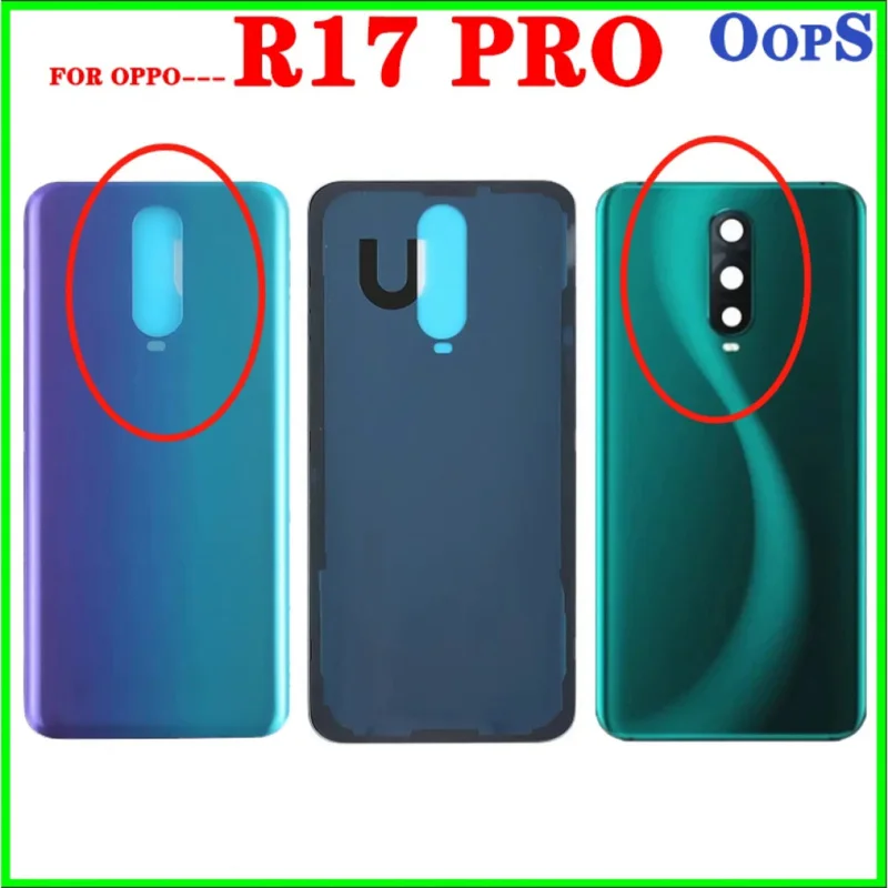 

Back Battery Cover Glass Housing For OP R17 PRO Front Middle Frame Camera Lens