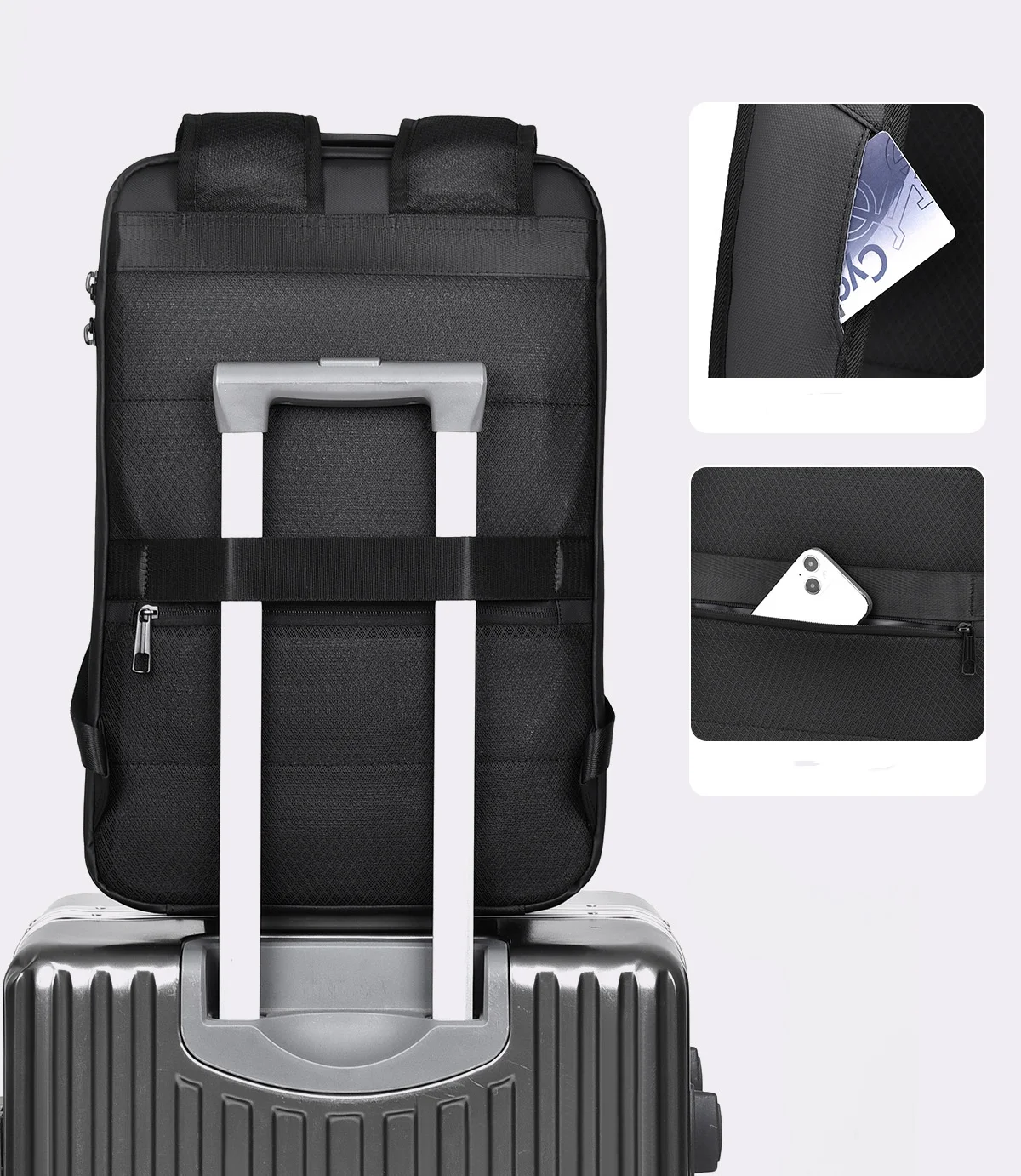 White backpack front