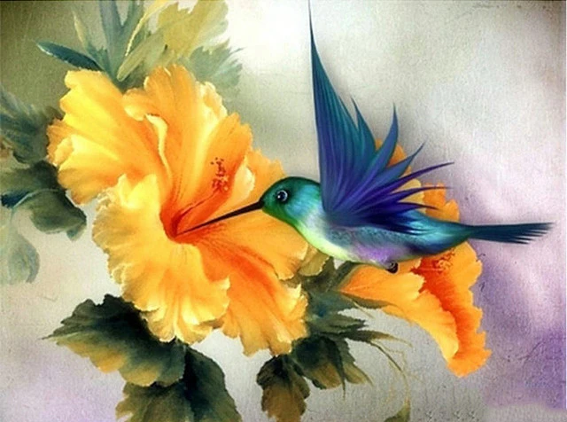 5D Diamond Painting Flower Full Diamond Tulip Rose DIY Diamond Mosaic Art Painting Cross Stitch Rhinestone Embroidery Home Decor CY-HH00127AE6