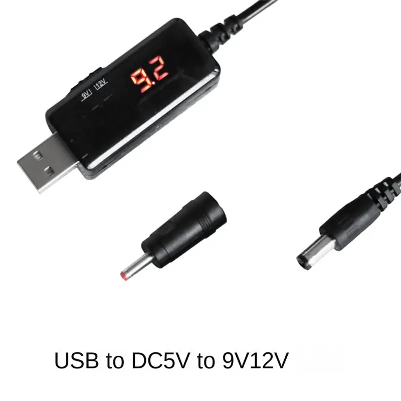 DT1415USB DC 5V9V 12V 전원 케이블, 라우터 충전용 WIFI 어댑터 와이어, USB 부스트 모듈 컨버터, 파워뱅크 USB를 통해 전원 공급