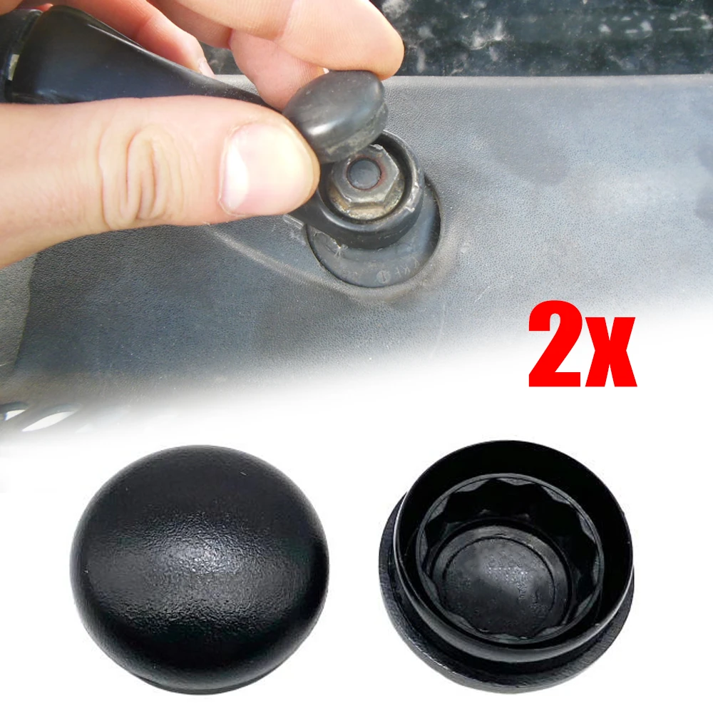 2pcs Car Front Windscreen Wiper Arm Nut Cap Bolt Cover For Audi A1 A2