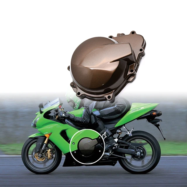 ZX-6R ZX-636 05-06 Motorcycle Left Crank Case Cover Engine