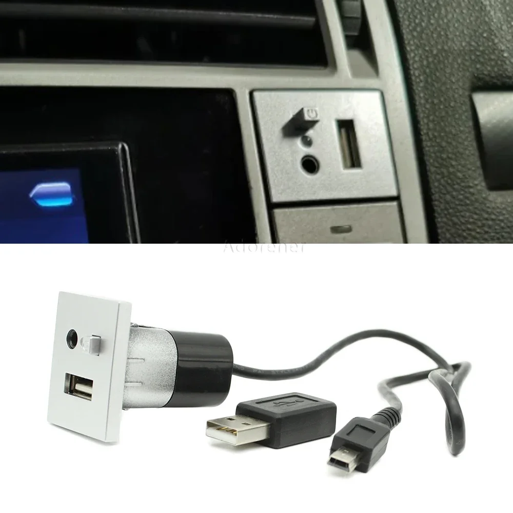 Car-USB-Input-Adapter-Mini-Cable-USB-Jack-Interface-Switch-Accessories ...