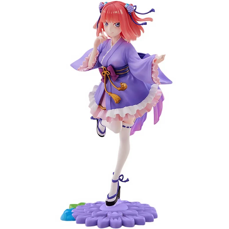 

In Stock Original FuRyu TENITOL Nakano Nino Short Skirt Bathrobe Ver The Quintessential Quintuplets 22CM Action Figure Toys Gift
