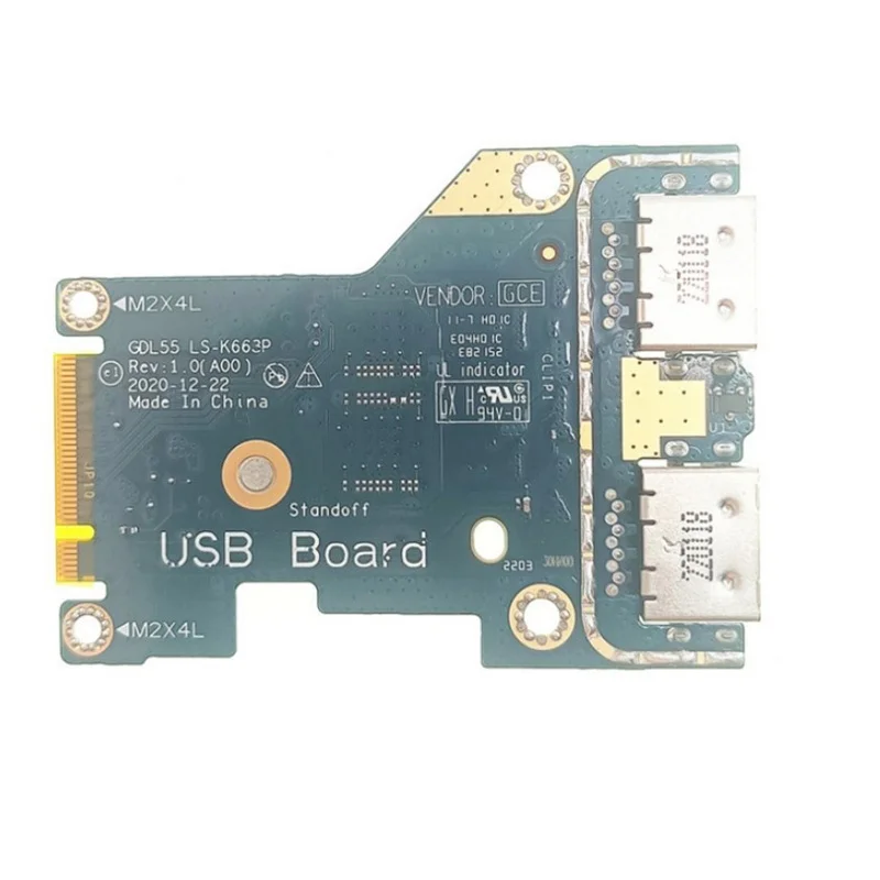 Portátil Original Dentro io Conector Usb para Dell G15 5510 G15 5511 G15 5515 0pxvkj Pxvkj 0ry7g0 Ry7g0 Novo - Imagem 5