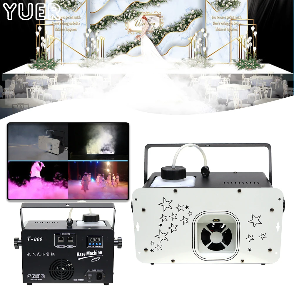 Special Stage Effects 800W Haze Effect Machine DMX Remote Control For