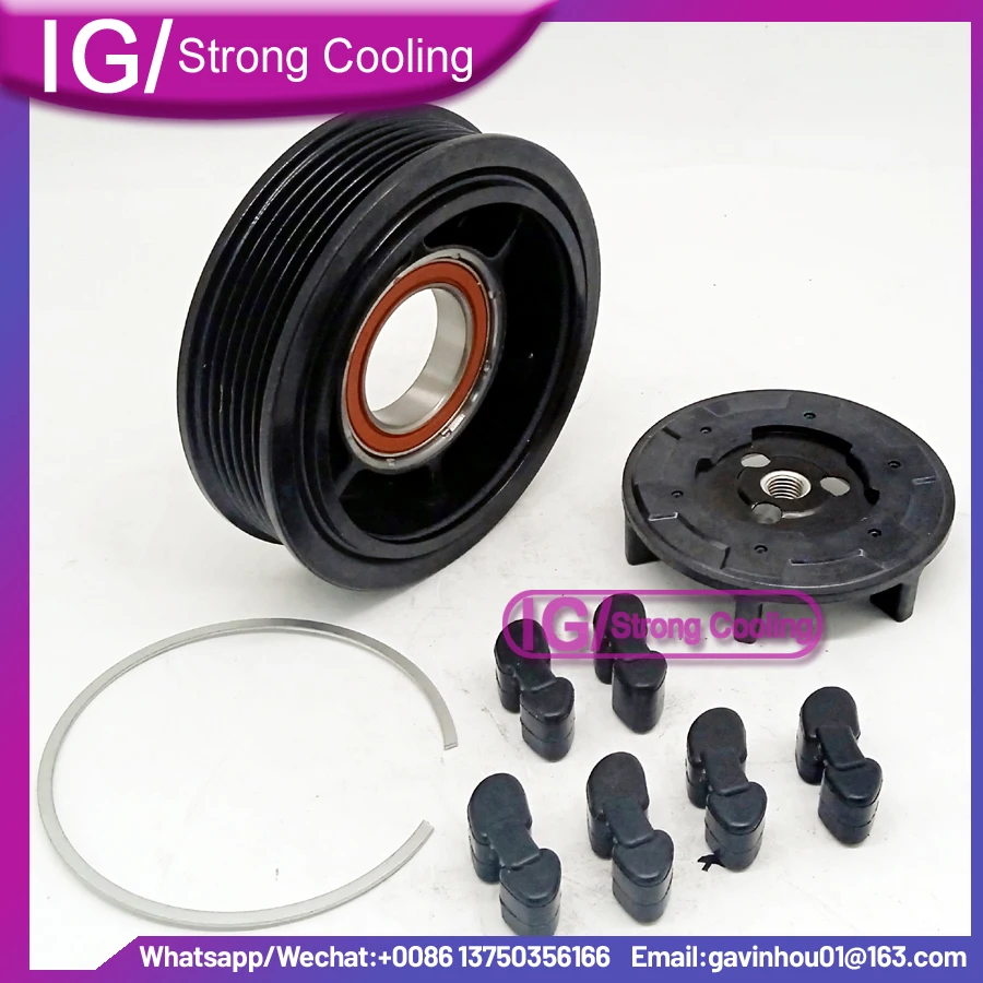 Puleggia Frizione Compressore Aria Condizionata Ac Per Citroen C3 C4 Grand Picasso Ds3 Per Peugeot 208 308 3008 2008 9675655880