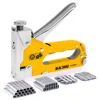 YLONDAO Stapler Nail Gun Staple Heavy Duty Furniture Tool for Wood Stainless Steel Metal Carpentry Hand Tool for Home DIY 3