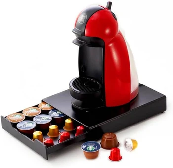 Cassetto portaoggetti per capsule con porta capsule da 20 capsule per supporto per macchina da caffè Nespresso Originalline Dolce Gusto 1