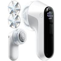 coldSky Fabric Shaver Rechargeable Lint Remover Sweater Defuzzer Digital Display Lints Shaver Pills Bobbles Trimmer for Clothes 1