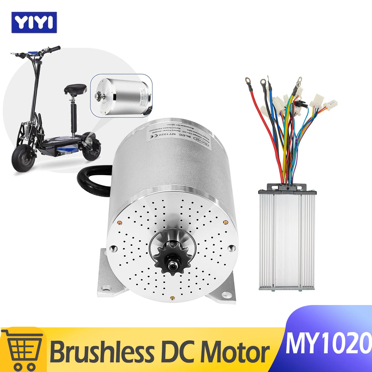 36V48V1000W 브러시리스 DC 모터 키트 48V1500W 전기 브러시리스 모터 전기 자전거 오토바이 전동 스쿠터 개조 키트