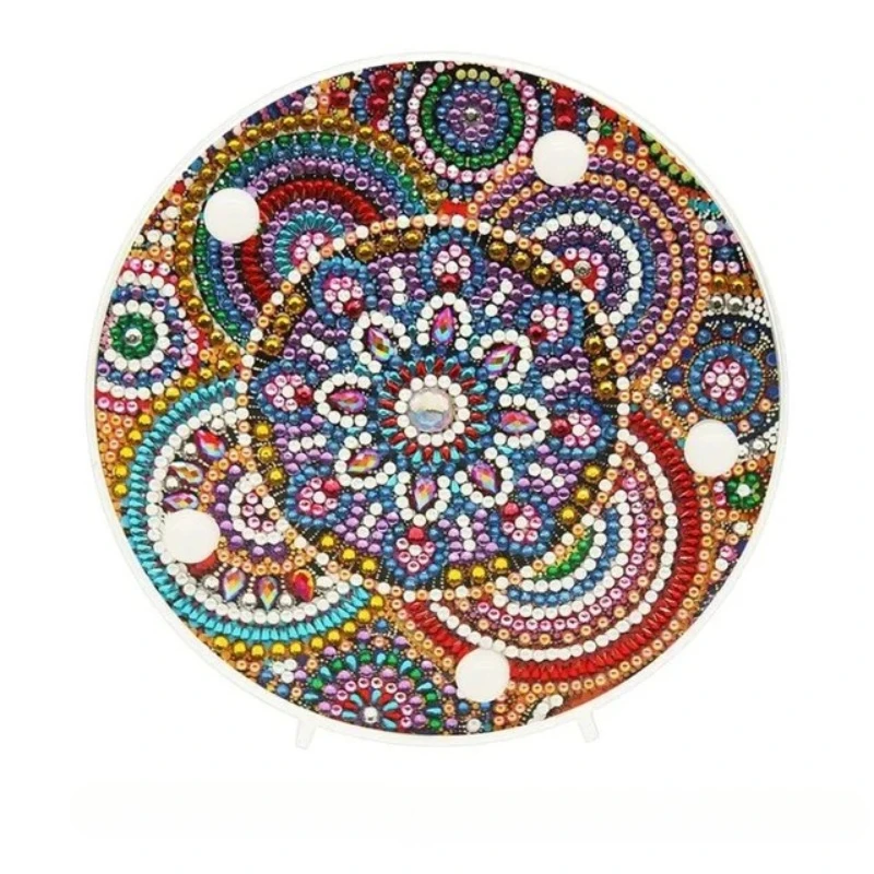 Illuminated Mandala Diamond Painting Night Lamp